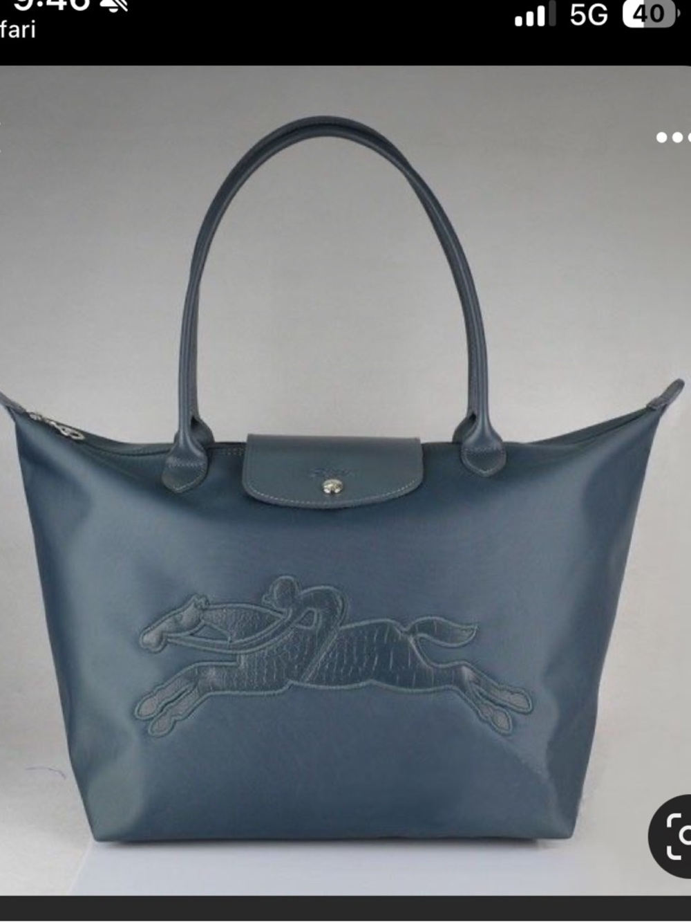 Long Champ Victoire Limited Edition Small Navy Bag - Picture 2 of 15